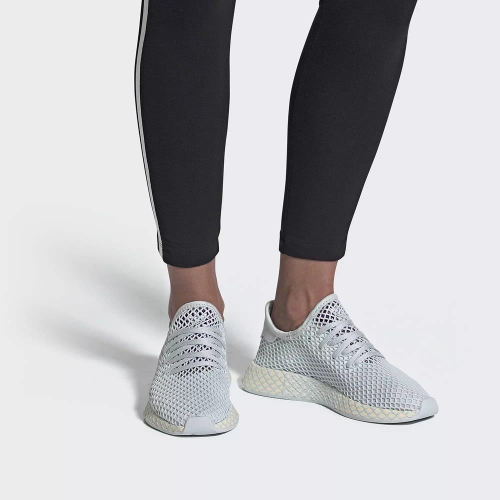 Adidas Deerupt Runner Tenis Azules Para Mujer (MX-29968)